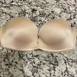 Champagne Upbra Stay-Up Strapless Bra